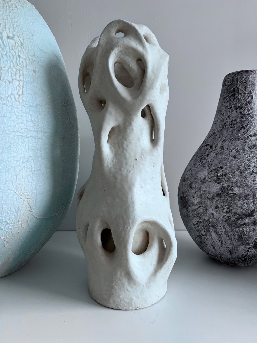 Photo of ceramic design objects by