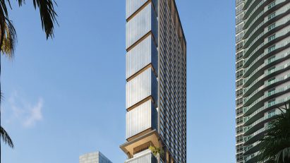 A skyscraper in Miami