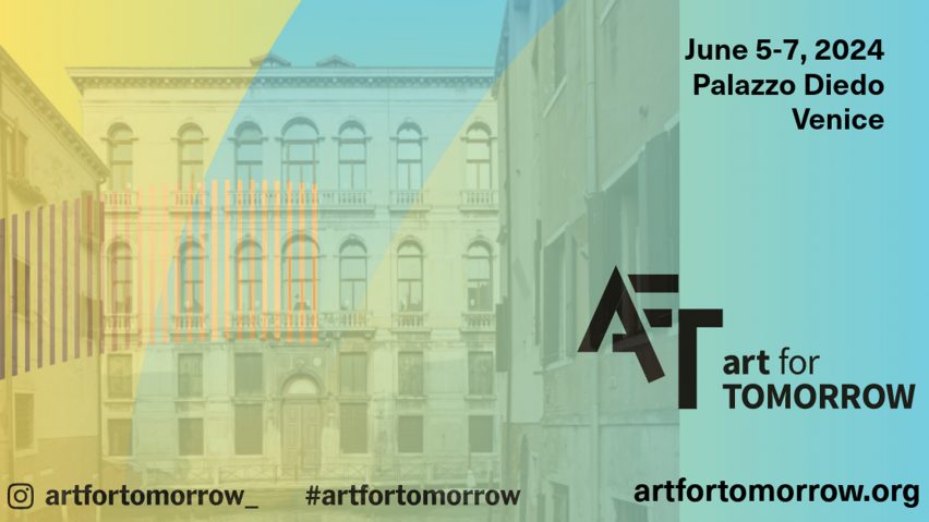 Graphic for the Art for Tomorrow conference in Venice, Italy