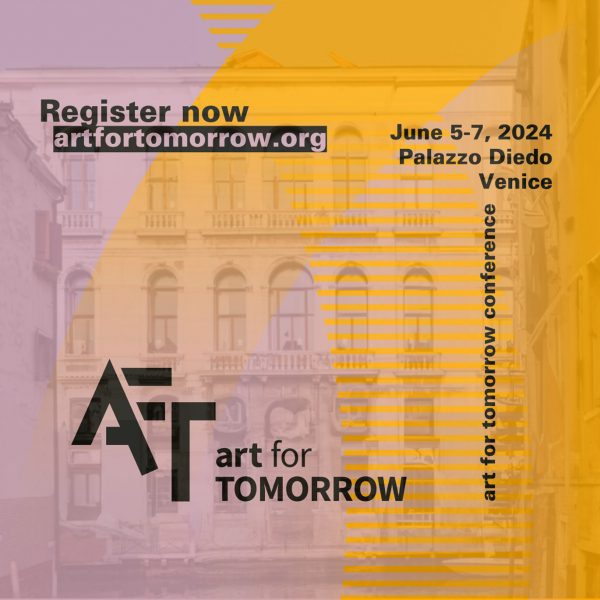 Graphic for the Art for Tomorrow conference in Venice, Italy