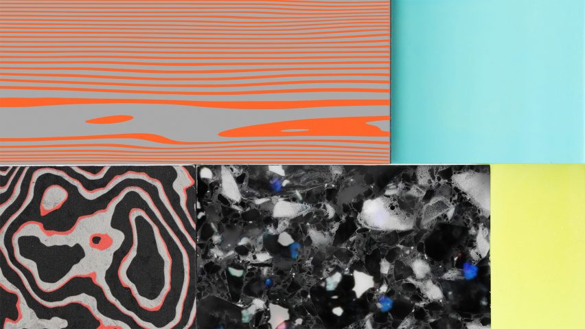 Graphic with different patterns