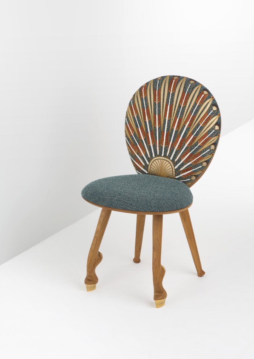 The Nefertari Chair by Pierre Yovanovitch and Christian Louboutin