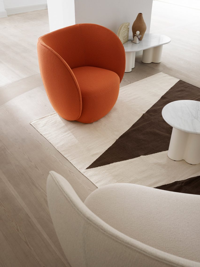 Bastille Lounge seating by Patrick Norgeut for Allermuir