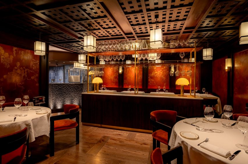 Downstairs dining area Aragawa restaurant
