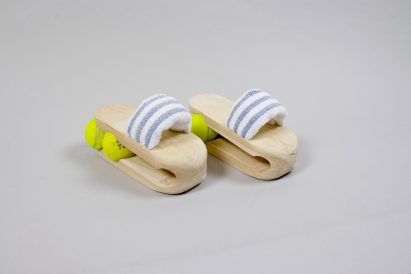 Tennis ball sliders by Odysseus Papamalis