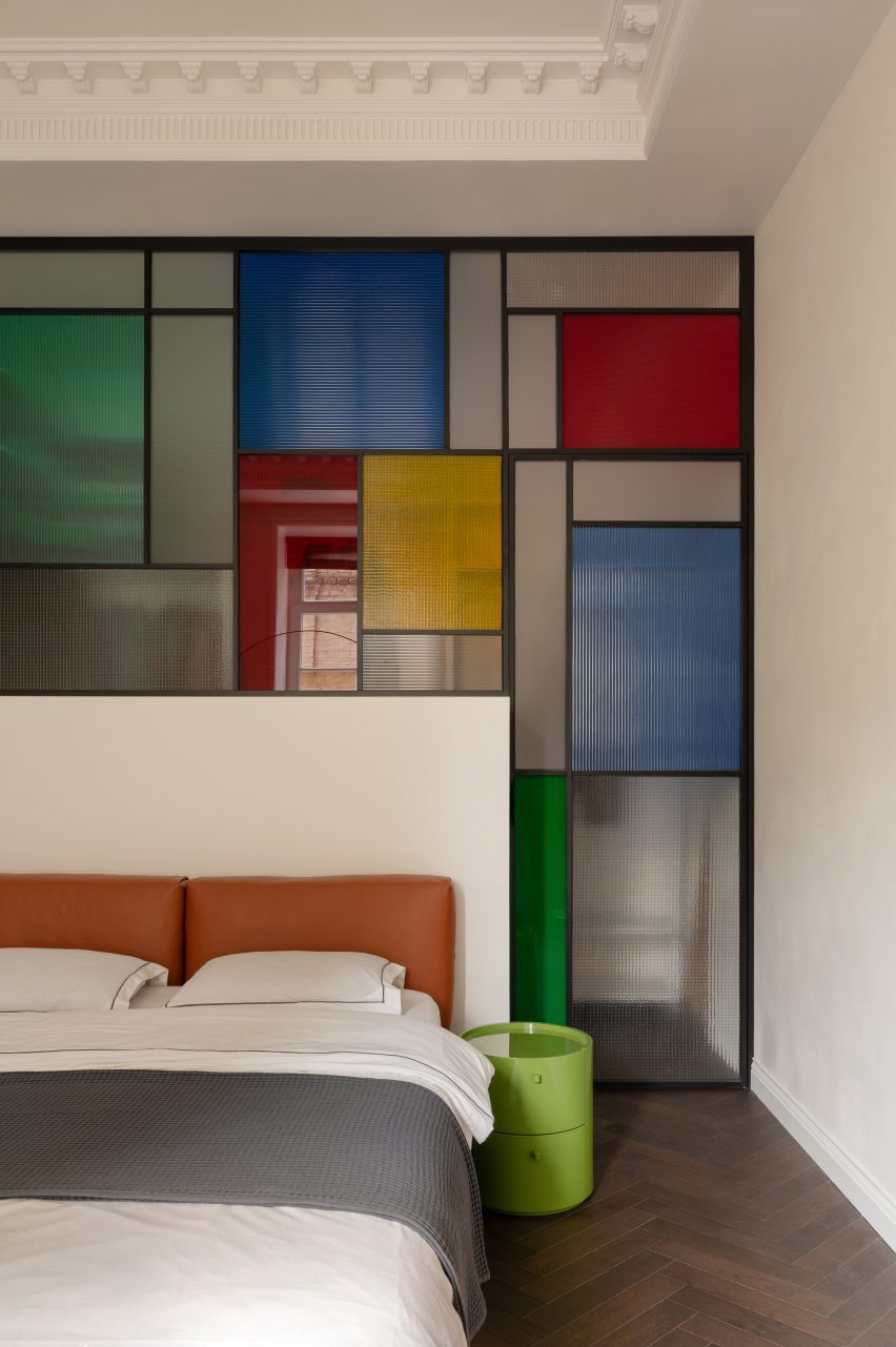 bedroom in Ukraine apartment