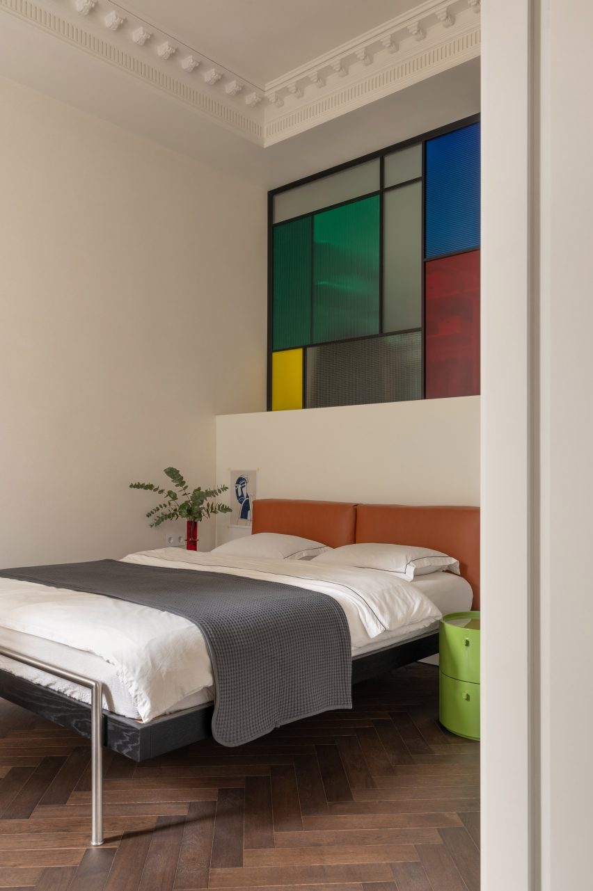 Bedroom in Ukraine's capital city