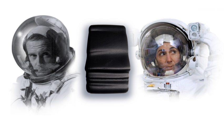Two astronauts around data centre