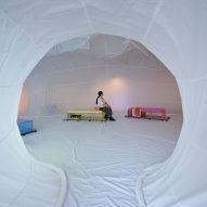 Womb-like installation in New York