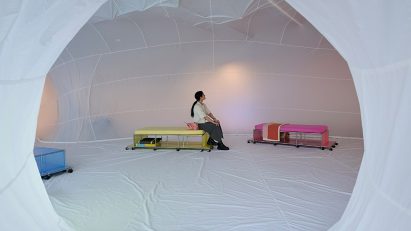 Womb-like installation in New York