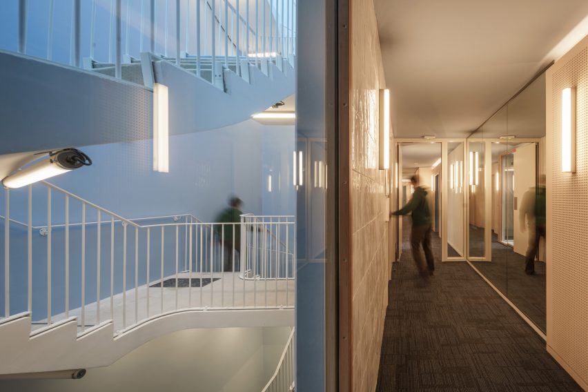 Athletes' Village apartment blocks by Brenac & Gonzalez & Associés