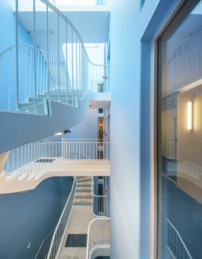 Athletes' Village apartment blocks by Brenac & Gonzalez & Associés