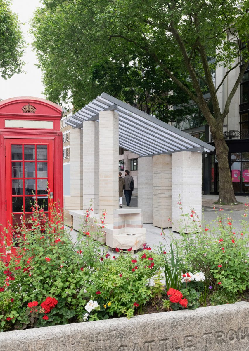 Pavilion by Artefact made from stone brick