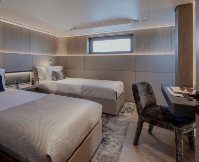 Bedroom on the lower deck