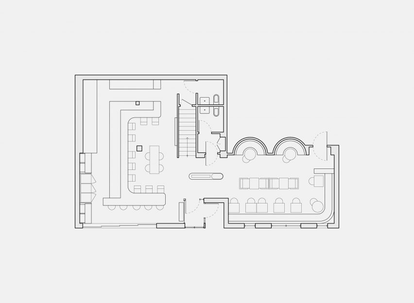 Buvette Daphnée floor plan