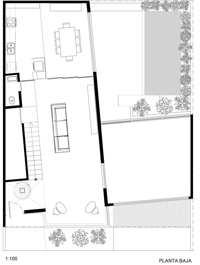 Lower floor plan