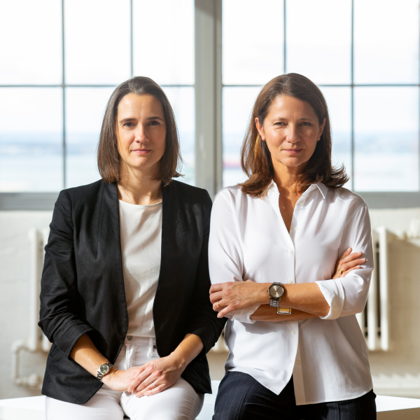 Odile Hainaut and Claire Pijoulat