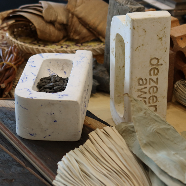 RooMoo Dezeen Awards trophies