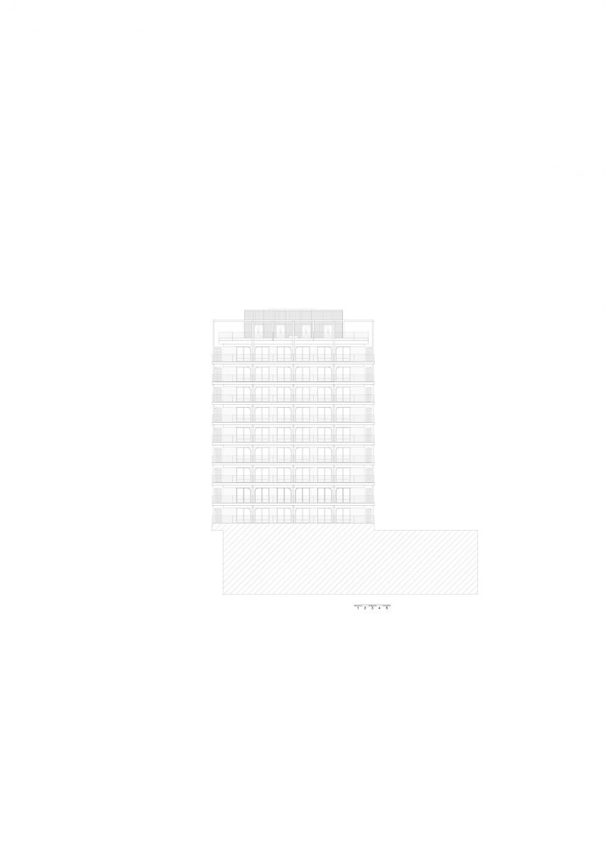 Elevation of Plot 1 by Brenac & Gonzalez & Associés