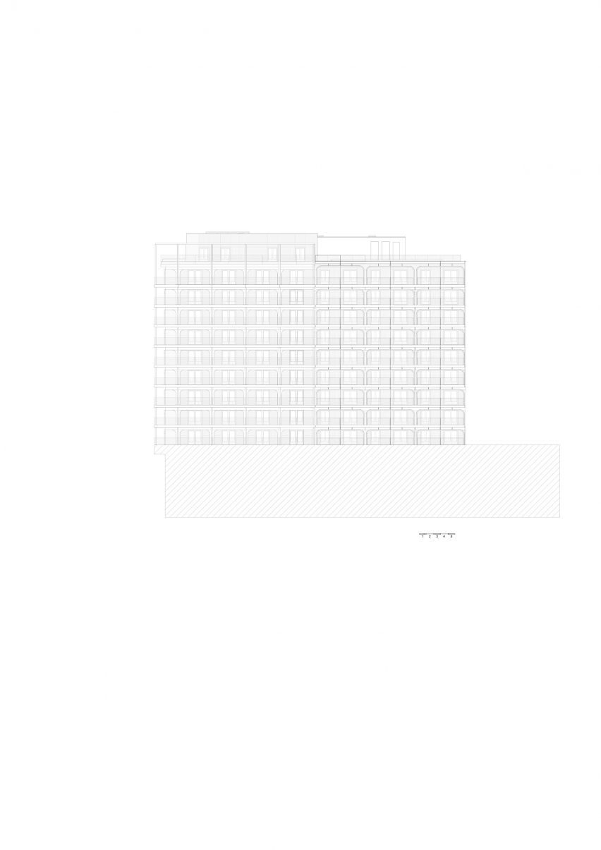 Elevation of Plot 1 by Brenac & Gonzalez & Associés