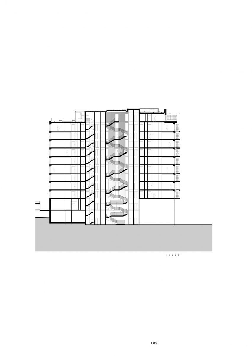 Section of Plot 1 by Brenac & Gonzalez & Associés