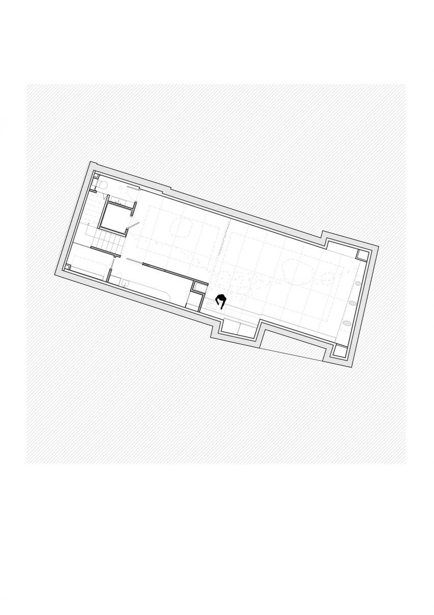 Basement plan of Casa Franca by Déchelette Architecture