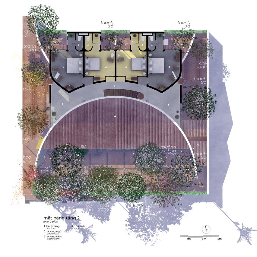 First floor plan of De Hué Space by Studio Voi