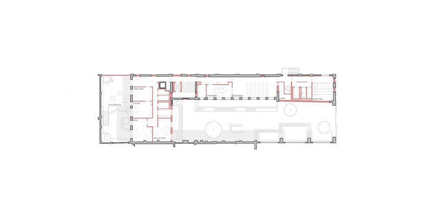 Floor plan of Integrative Family Centre by Alexander Poetzsch Architekturen