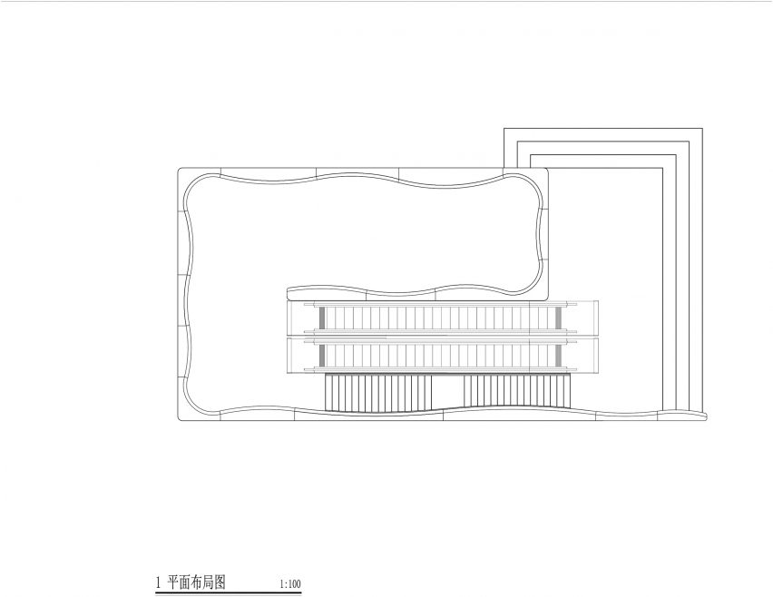 Plan drawing of Red Gulf Current by Ateno