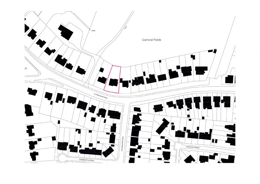 Location plan of Vestige by Smith Young Architects