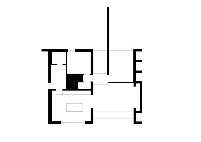Ground floor plan of Vestige by Smith Young Architects