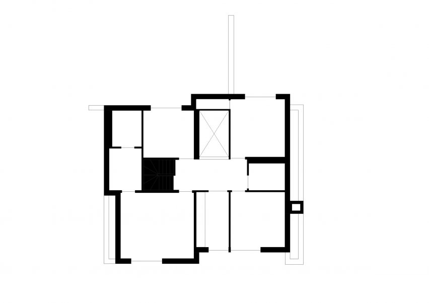 First floor plan of Vestige by Smith Young Architects