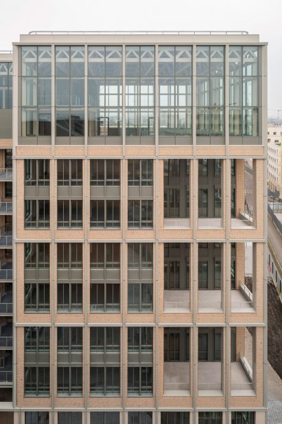 Exterior view of offices at the Olympic Village by Dream