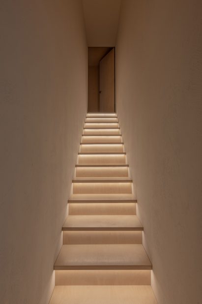 Staircase within home by Shovk