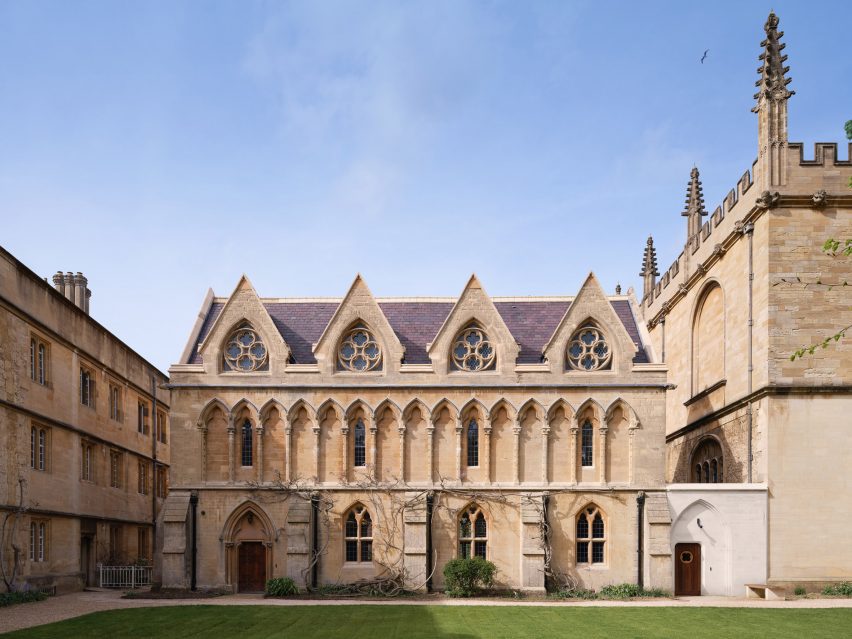 Exeter College Library by Nex and Donald Insall Associates