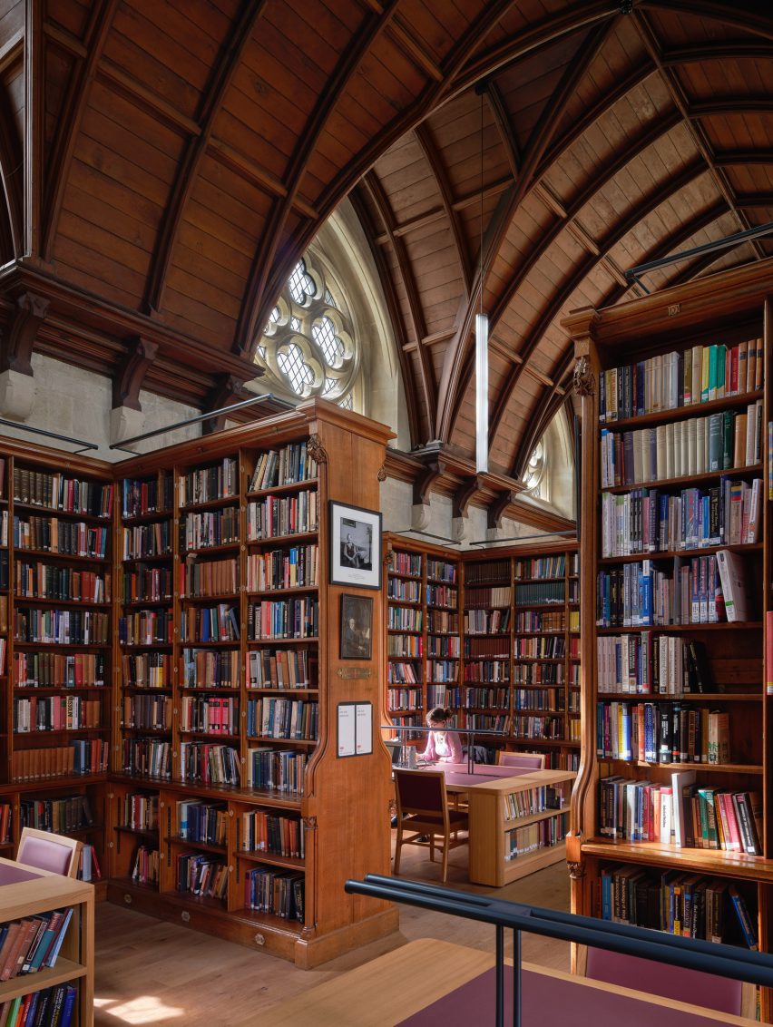 Exeter College Library by Nex and Donald Insall Associates