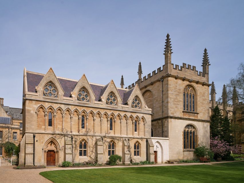 Exeter College Library by Nex and Donald Insall Associates