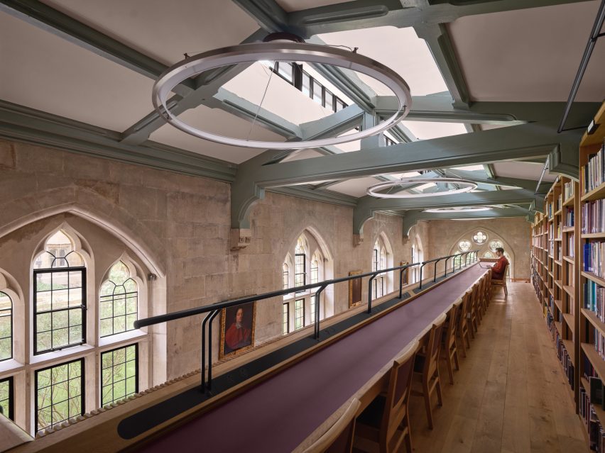 Exeter College Library by Nex and Donald Insall Associates