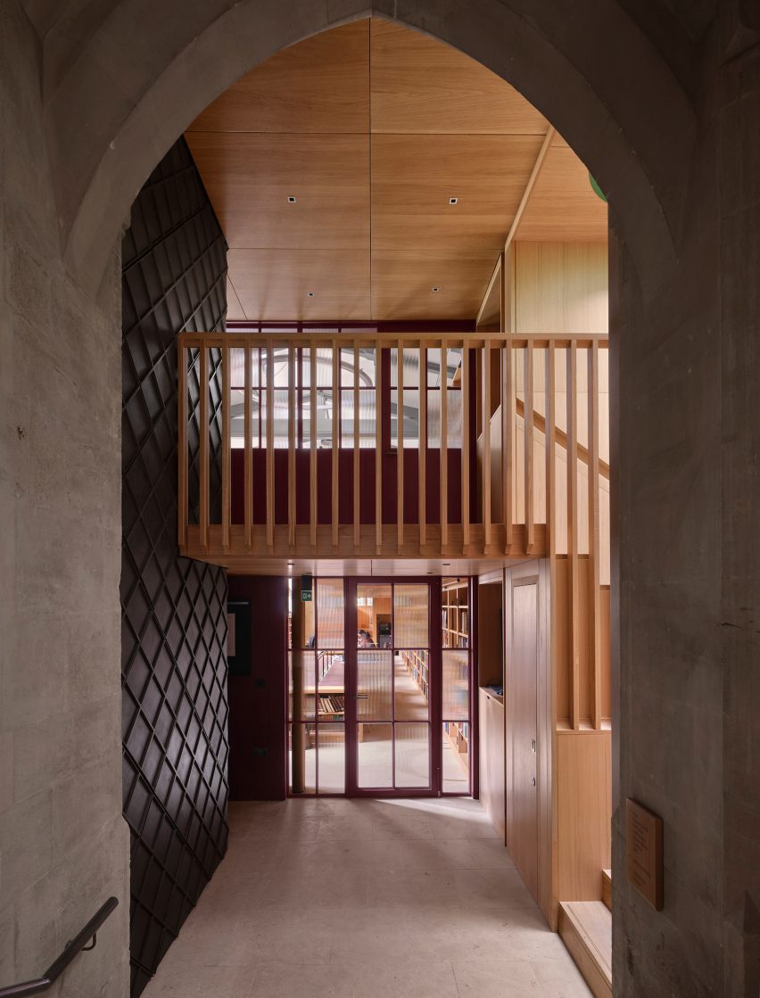 Exeter College Library by Nex and Donald Insall Associates