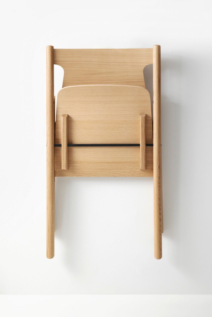 Faneeri folding chair by Jonas Forsman for Nikari