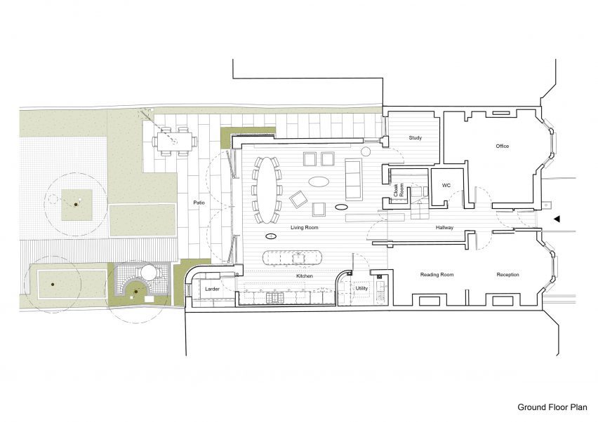 Floor plan of Folded House by Westerdahl