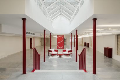Interior workspace view of Heal's by Buckley Gray Yeoman and White Red Architects