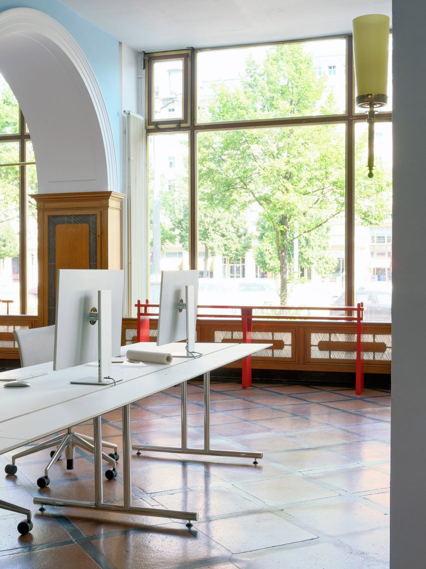 Gisbert Pöppler office and showroom on Karl Marx Allee in Berlin