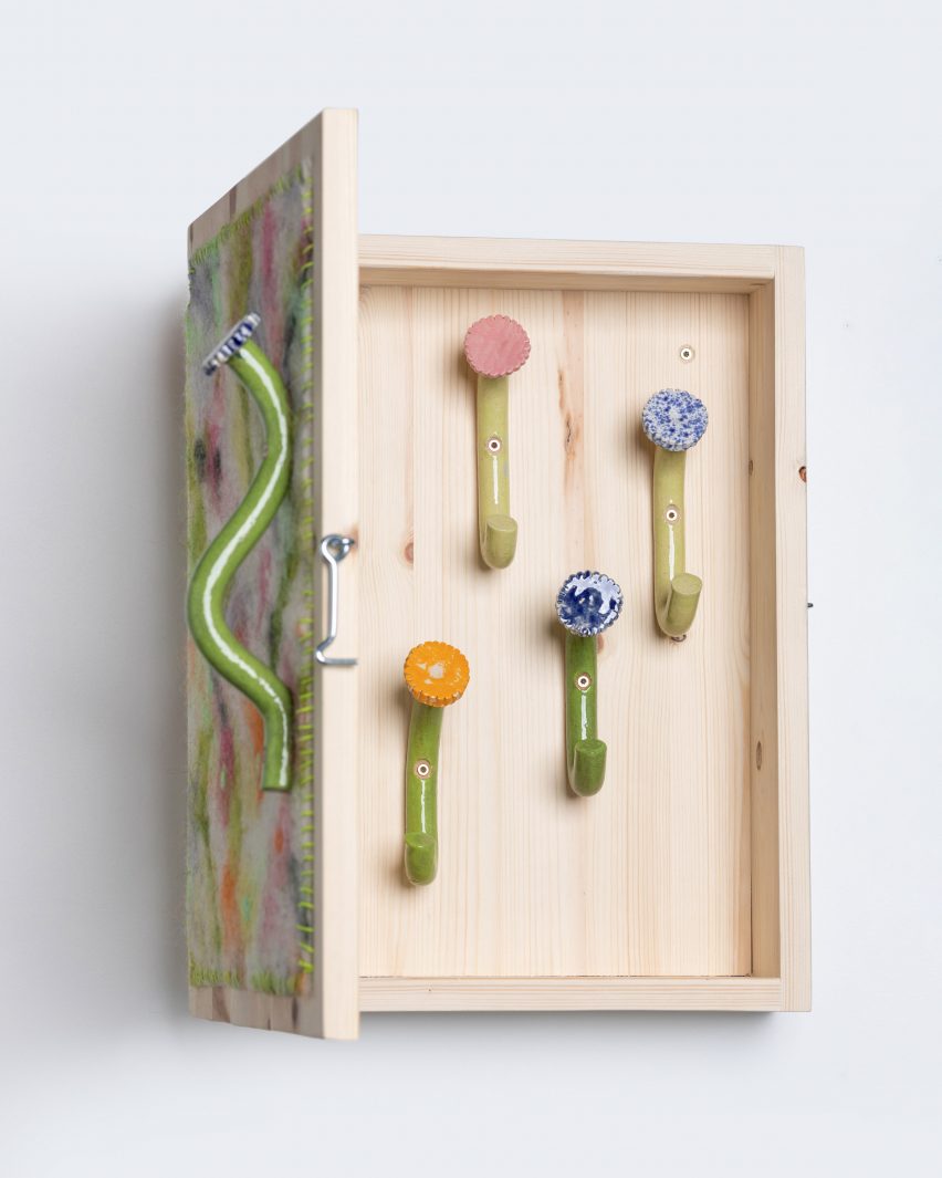 Key cabinet by Hanna Dis Whitehead