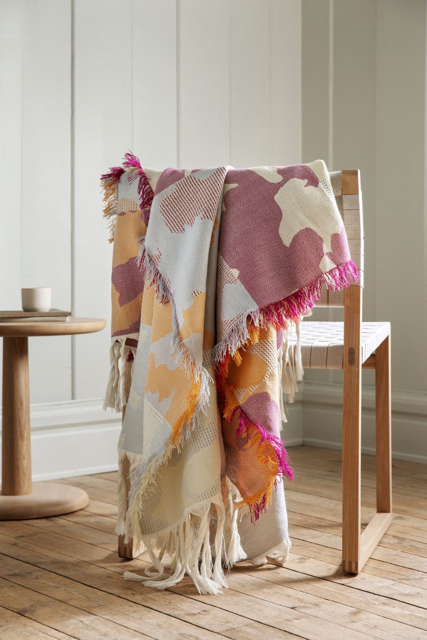 Heritage throw by Plesner Patterns