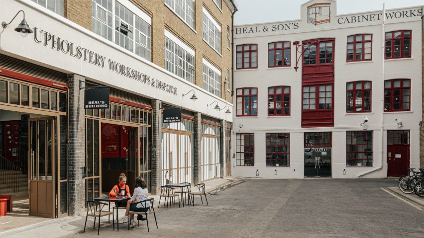 Exterior view of Heal's by Buckley Gray Yeoman and White Red Architects