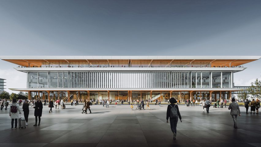 Ropax Ferry Terminal by Zaha Hadid Architects