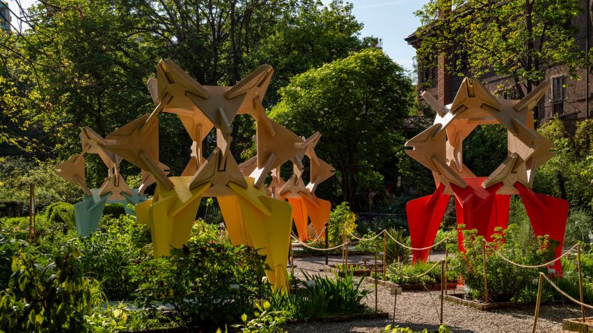 SunRice installation at Milan design week 2024 by Carlo Ratti and Italo Rota