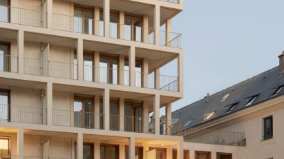 Parisian office blocks transformed into Ilot Saint-Germain social housing