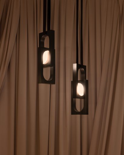 Lighting hanging from ceiling
